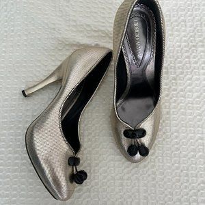 Giorgio Armani Champagne Gold Pumps (36) *GOOD CONDITION*